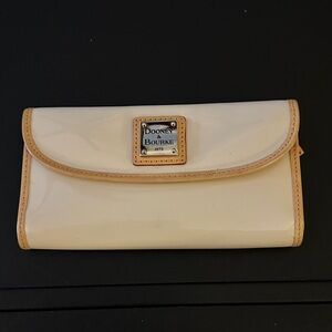 Dooney & Bourke Cream and Tan Wallet
